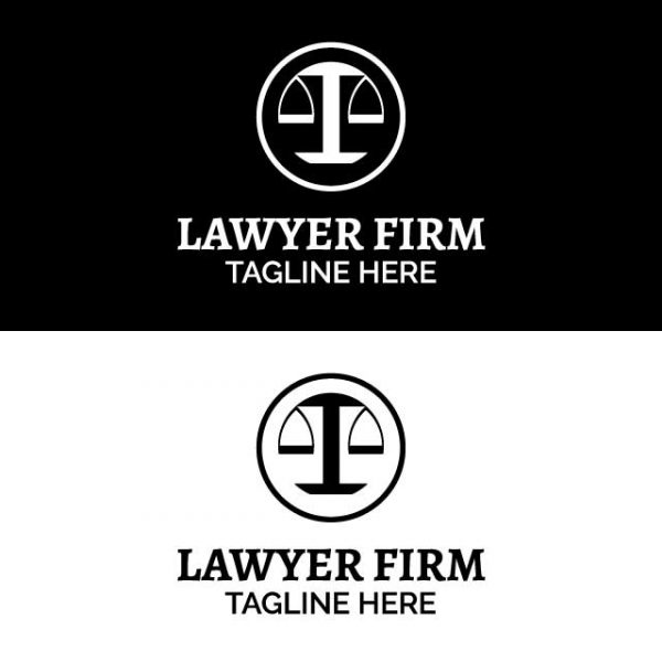 Download Lawyer firm balance scale logo design