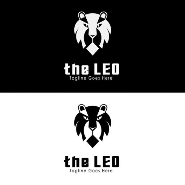 Download Leo zodiac signs logo design
