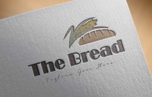 Healthy baked bread logo design