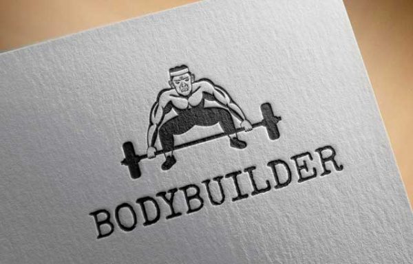 Bodybuilder logo design