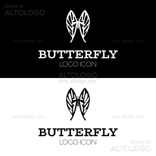 Butterfly tattoo and logo design