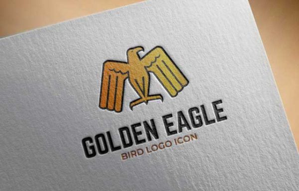 Golden eagle logo design
