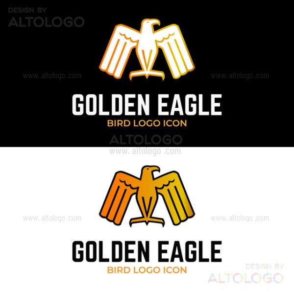 Golden eagle logo design