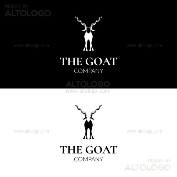 The Goat Logo design