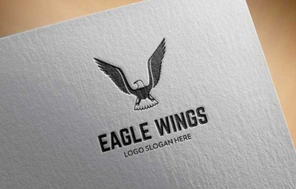 Spreading Eagle wing logo design